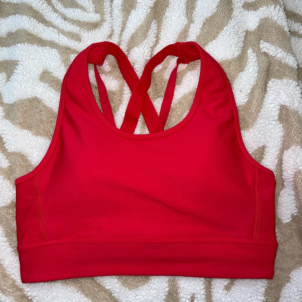 DSG Neon Red Sports Bra